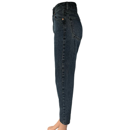 Zara Women's Black Wash High Waisted Skinny Ankle Denim Jeans Pants Size 0