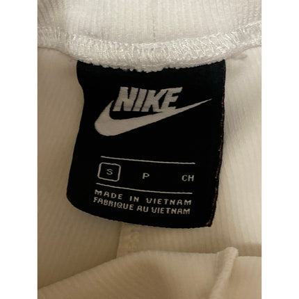 Nike Air Women's White High Rise Yoga Workout Running Athletic Biker Shorts Sz S