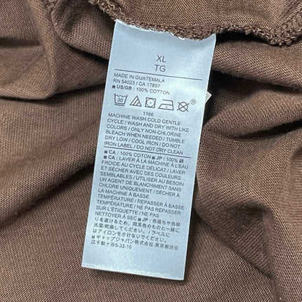 NEW Banana Republic Men's Brown Short Sleeves Casual Basic Tee T-shirt Top Sz XL