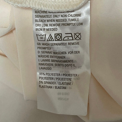 Susan Graver Women's Cream Cowl Neck Layer Stretch Long Sleeve Top Size XXS