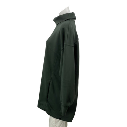 Lululemon Women's Sage Green Long Sleeves Relaxed Turtleneck Sweatshirt Size M