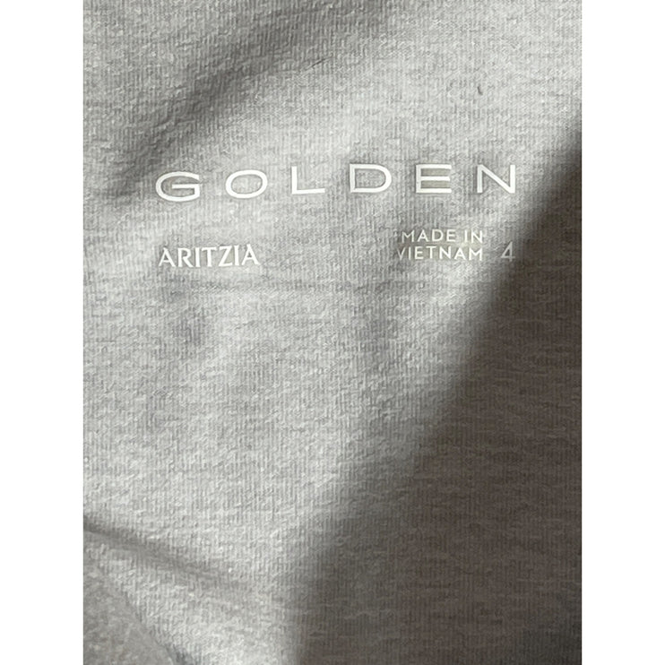 Aritzia Golden White Athletic Yoga Activewear Sports Leggings Trouser Pants Sz 4