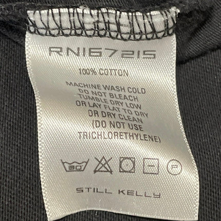 Still Kelly Unisex Black Short Sleeve Oversized Baby Face T Shirt Tee Top Sz XL