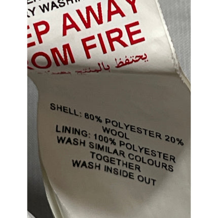 Missguided Gray Wool Plaid Collared Long Sleeve Button Down Shirt Coat Jacket 6