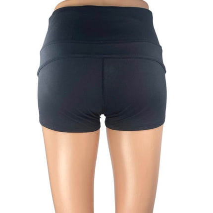 Free People Women's Blue Low Waist Activewear Fitness Workout Running Shorts S