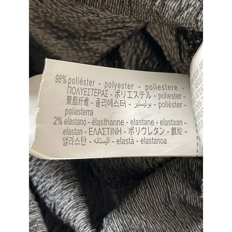 Zara Women's Gray Mock Neck Short Sleeve Top & Wide Tapered Pants Matching Set S