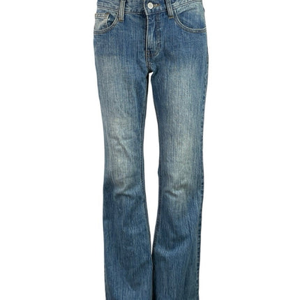 Brandy Melville J. Galt Blue Mid Rise Y2k Flared Bootcut Denim Jeans Size S
