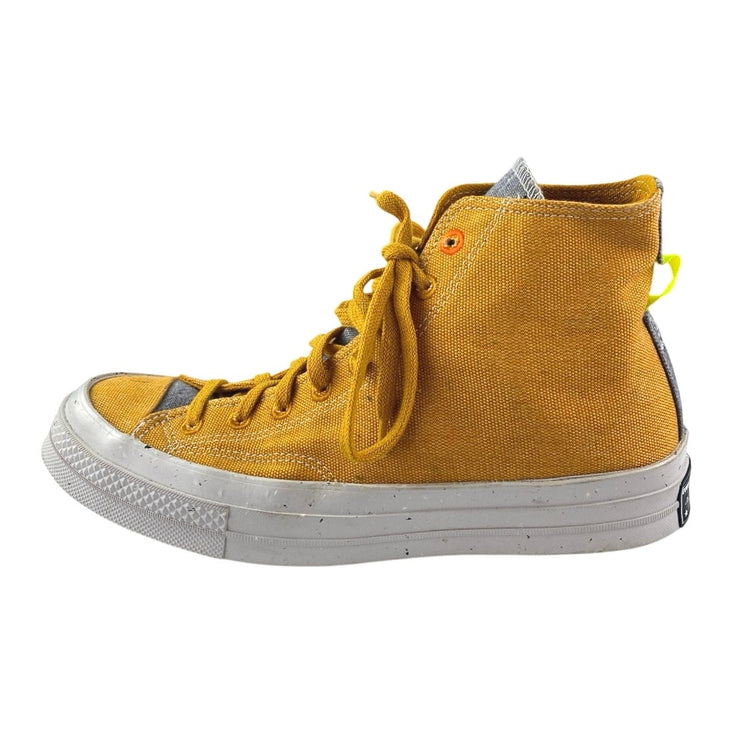 Converse Chuck Taylor 70 Renew Men's Safron Yellow High Top Sneakers Shoes 8.5