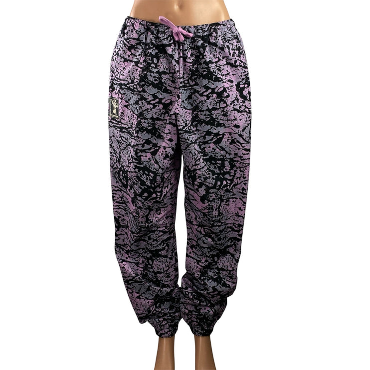 Gymshark Lifting Pump Womens Pink Camouflage Tapered Jogger Trouser Pants Size M