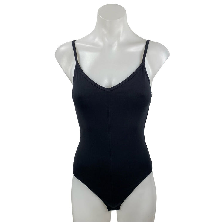 Everlane Women's Black Sleeveless V Neck Camisole Tank Shapewear Bodysuit Top XS
