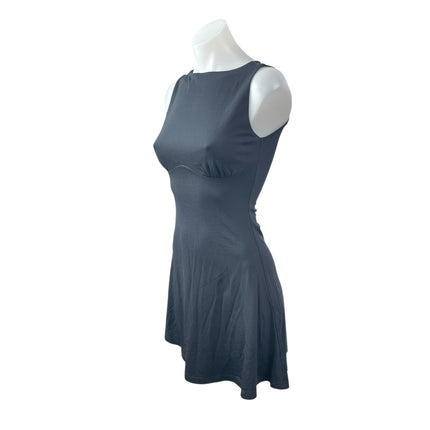 OGL Gray Sleeveless Boat Neck Bustier A Line Fit & Flare Mini Dress Size XS