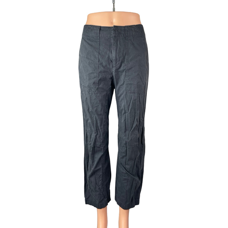 Rag & Bone Women's Black High Waisted Straight Leg Cropped Denim Jeans Size 0