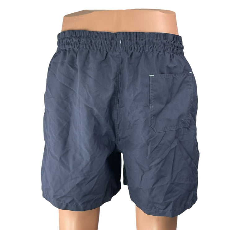 Goodfellow & CO Men's Blue High Rise Elastic Waist Drawstring Casual Shorts Sz L