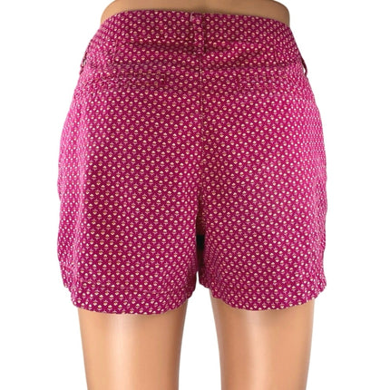 Old Navy Everyday Twill Women's Pink Floral Mid Rise 3" Mini Shorts Size 2