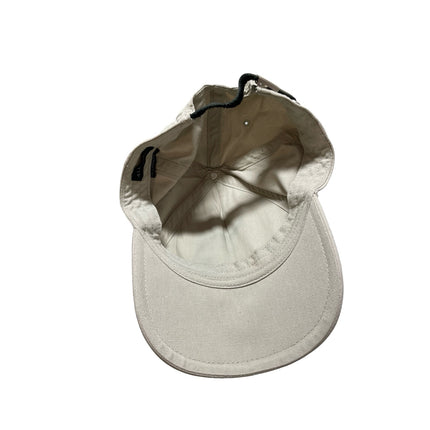 AllSaints Women's Cream Beige Logo Embroidered Strapback Baseball Cap Hat OS