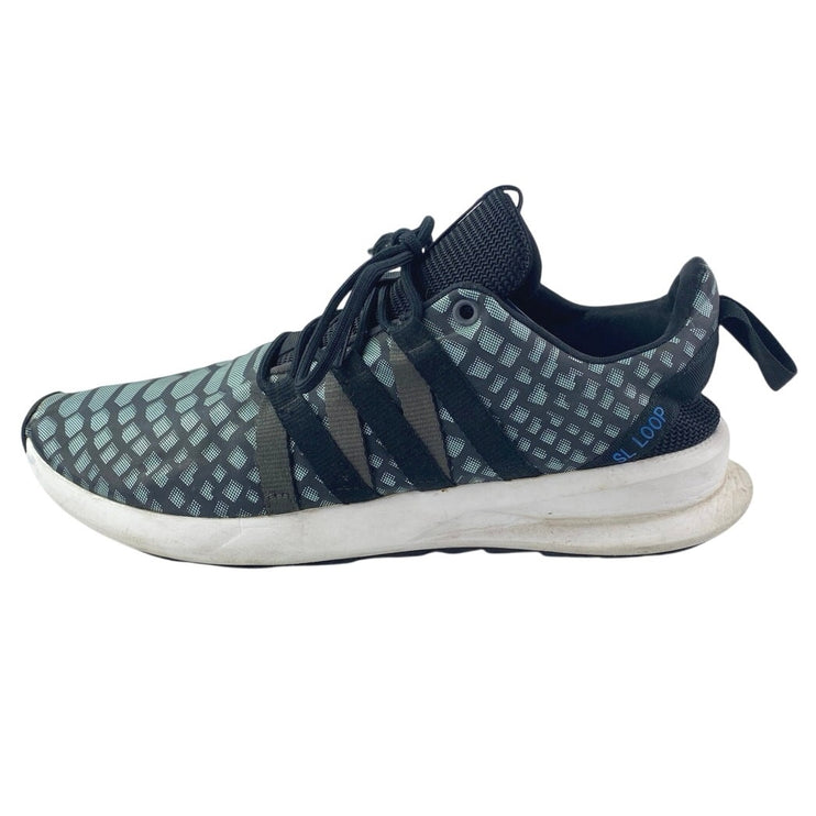 Adidas SL Loop CT Men's Blue Black Lace Up Low Top Athletic Sneakers Shoes Sz 9