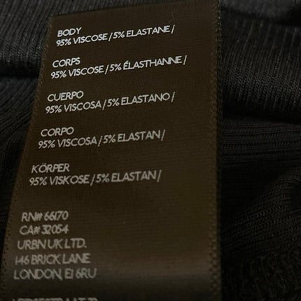 NEW Urban Outfitters BDG Black Ribbed Knit Turtleneck Long Sleeve Sweater Top S