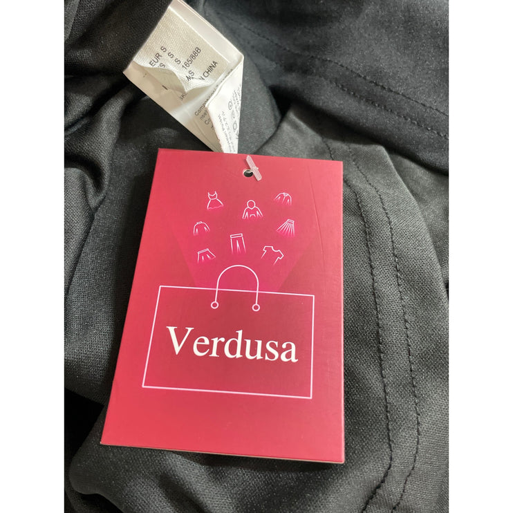 NEW Verdusa Black Corset Bustier Sleeveless Cami Fit & Flare Mini Dress Size S