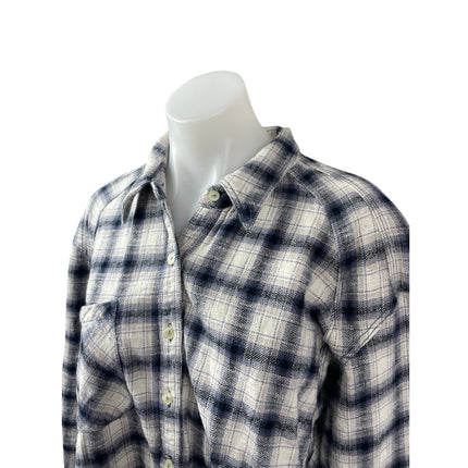 Urban Outfitters BDG Brixton Check Flannel Long Sleeve Button Down Shirt Top M