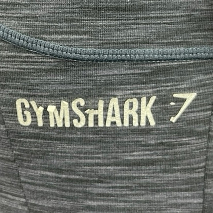 Gymshark Blue Gray Half Zip Long Sleeve Pullover Training Activewear Top Size XS