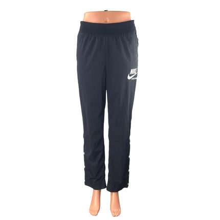 Nike Archive Snap Women's Black High Rise Workout Athletic Track Pants Size XS