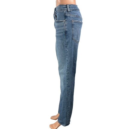 Madewell 90s Straight Women's Blue High Waisted Medium Wash Denim Jeans Size 27