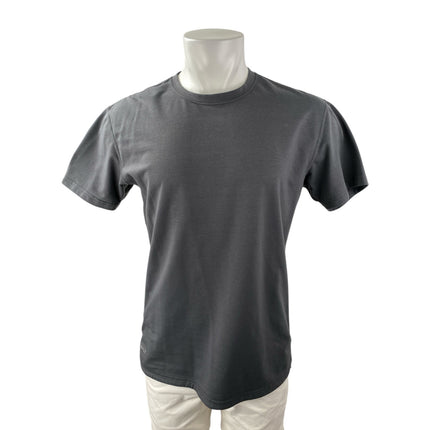 BYLT Men's Gray Crew Neck Short Sleeve Slim Casual Basic Tee T-Shirt Top Size M