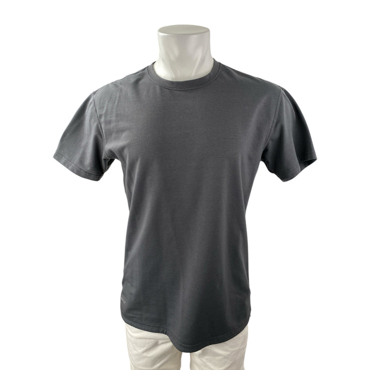 BYLT Men's Gray Crew Neck Short Sleeve Slim Casual Basic Tee T-Shirt Top Size M