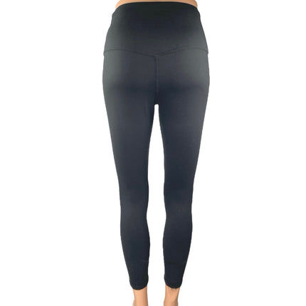 Quince Black Skinny Leg High Waist Activewear Workout Yoga Leggings Pants Size M