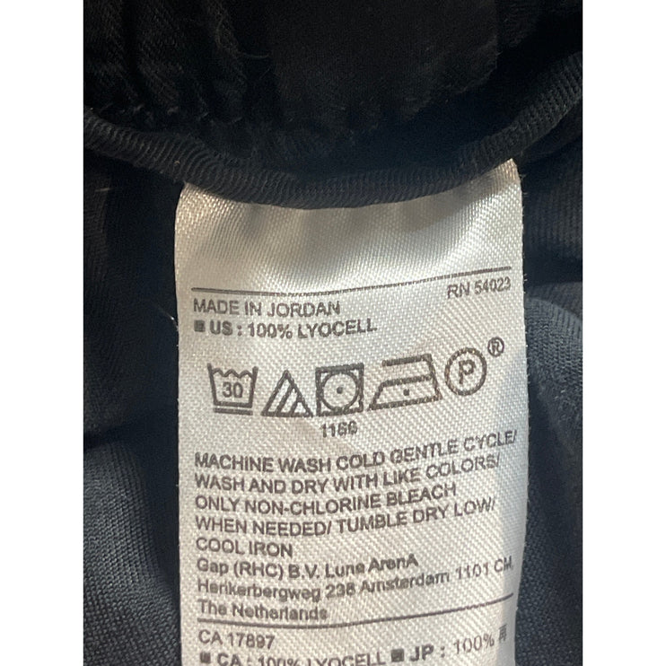 Banana Republic Blue High Waisted Drawstring Tapered Leg Cargo Jogger Pants Sz L