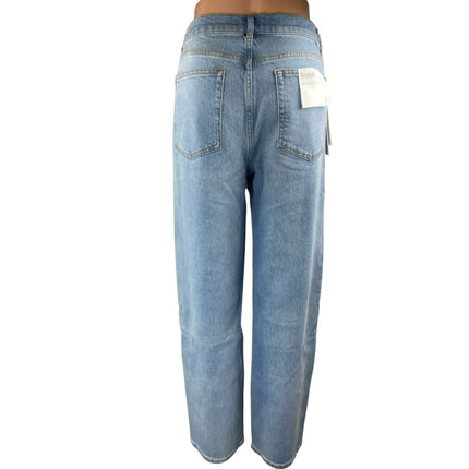 NEW Boyish The Dempsey Blue Laporta Wash High Rise Straight Denim Jeans Size 31