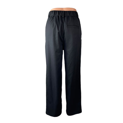 Urban Outfitters Women's Black Pleated High Rise Wide Leg Trousers Pants Size S