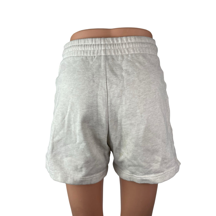 Aritzia TNA Cozy White Wide Leg Yoga Workout Athletic Activewear Sweat Shorts XS