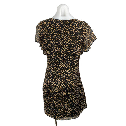 Urban Outfitters Rosalee Women's V Neck Flutter Sleeve Mini Flare A-Line Dress M