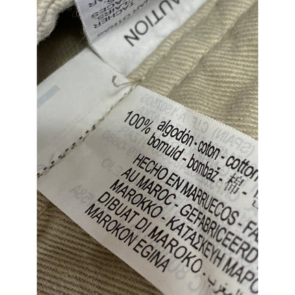 Zara Women's Beige Khaki High Rise Utility Straight Cargo Trousers Pants Size 0