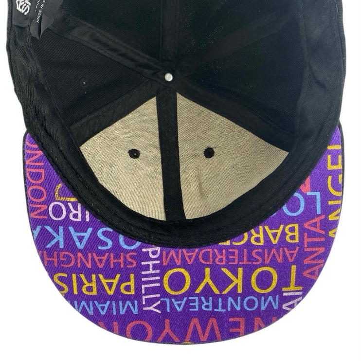 Rock Smith Black New Money Embroidered Multicolor Snapback Cap Hat One Size