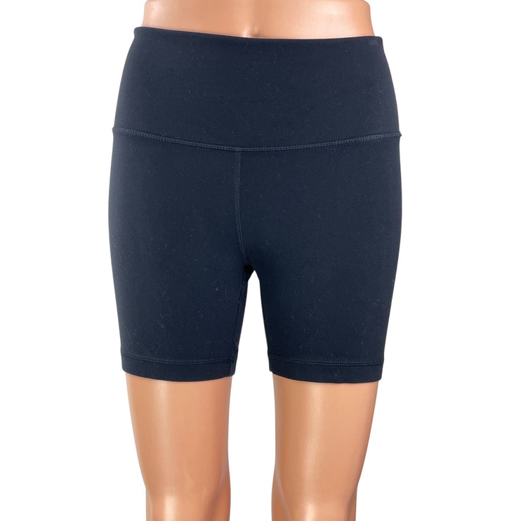 Aritzia Tna Women's Navy Blue High Rise Workout Running Athletic Biker Shorts S