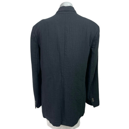 Zara Women's Black Long Sleeve Notch Lapel Pocket Blazer Coat Jacket Size S