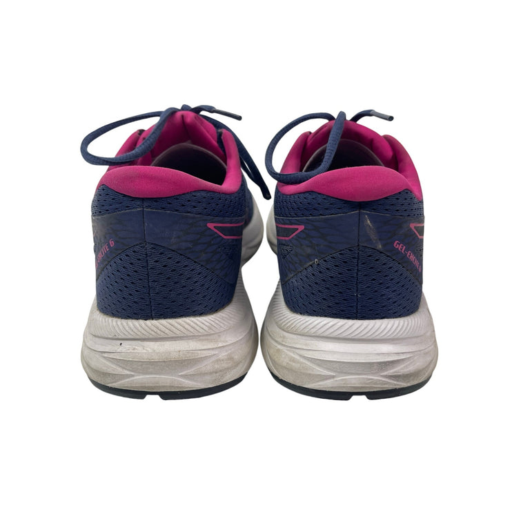 Asics Gel Excite 6 Women Purple Mesh Round To Low Top Lace Up Sneakers Shoes 6.5