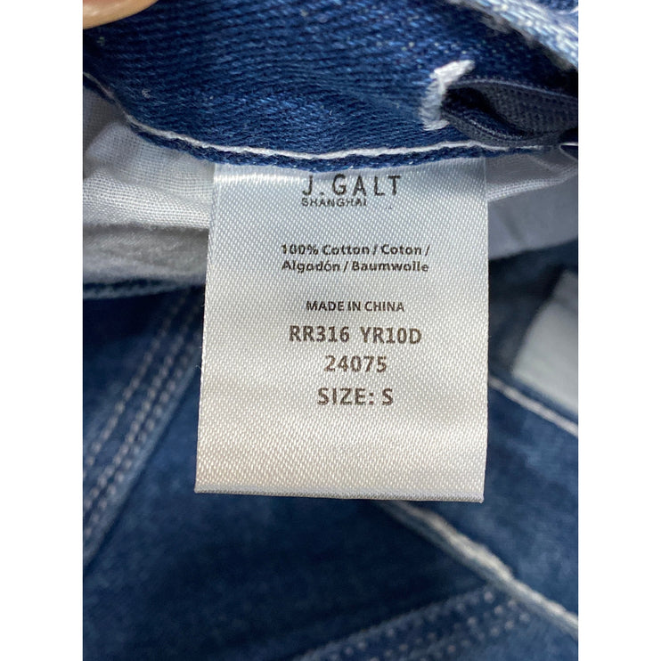 NEW Brandy Melville J.Galt Blue High Rise Wide Leg Palazzo Denim Jeans Size S