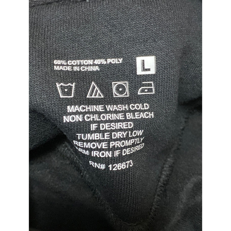 NEW NBA Men Black New York Knicks Basketball Hoodie Hooded Sweatshirt Top Size L