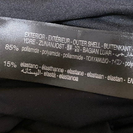 Zara Women Black Sleeveless Mesh High Neck One Piece Swimsuit Swimwear Size S