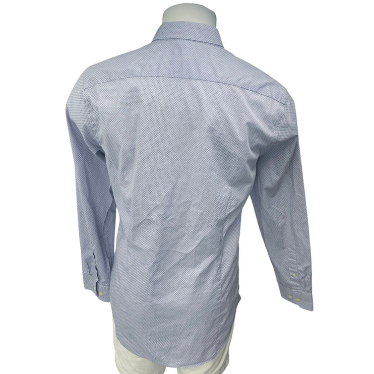 Banana Republic Blue Non-Iron Tailored Slim Fit Long Sleeve Button Down Shirt L