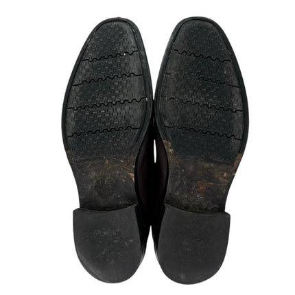 Cole Haan Men's Brown Leather Cap Toe Waterproof Slip On Ankle Boots Size 7.5