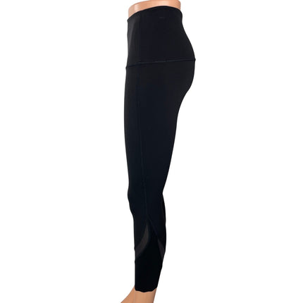 Lululemon Women's Black High Rise Cropped Yoga Athletic Leggings Pants Size S