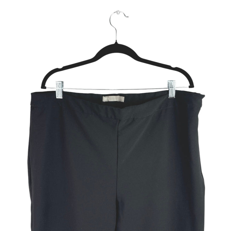 Asos Women's Black High Waist Skinny Leg Zipper Trousers Dress Pants Size 20