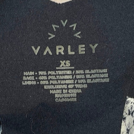 Varley Snakeskin Animal Print Racerback Yoga Workout Athletic Crop Top Size XS
