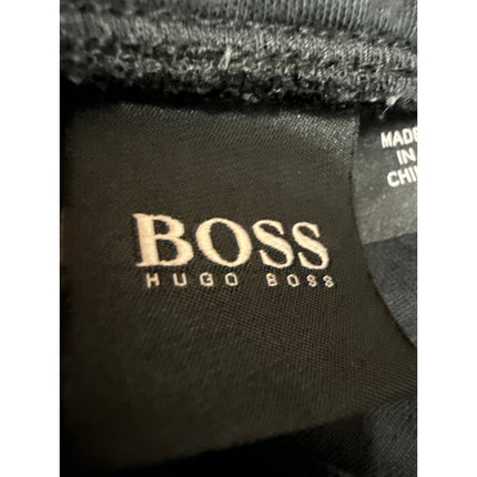 BOSS Hugo Boss Women's Black High Waisted Straight Drawstring Sweat Pants Size L