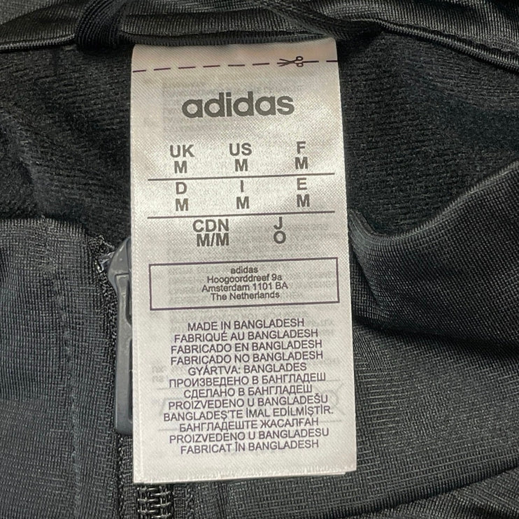 Adidas Women's Black Long Sleeves Full Zip Athletic Linear Tracksuit Jacket M