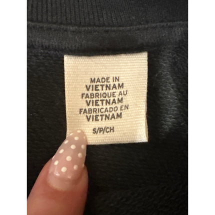 Levi's Women's Black Logo Spellout Graphic Long Sleeve Sweater Sweatshirt Top S